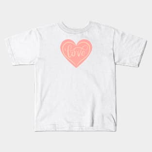 LOVE Valentine's Day Theme Kids T-Shirt